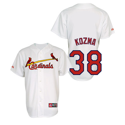 Pete Kozma #38 Youth Baseball Jersey-St Louis Cardinals Authentic Home Jersey by Majestic Athletic MLB Jersey
